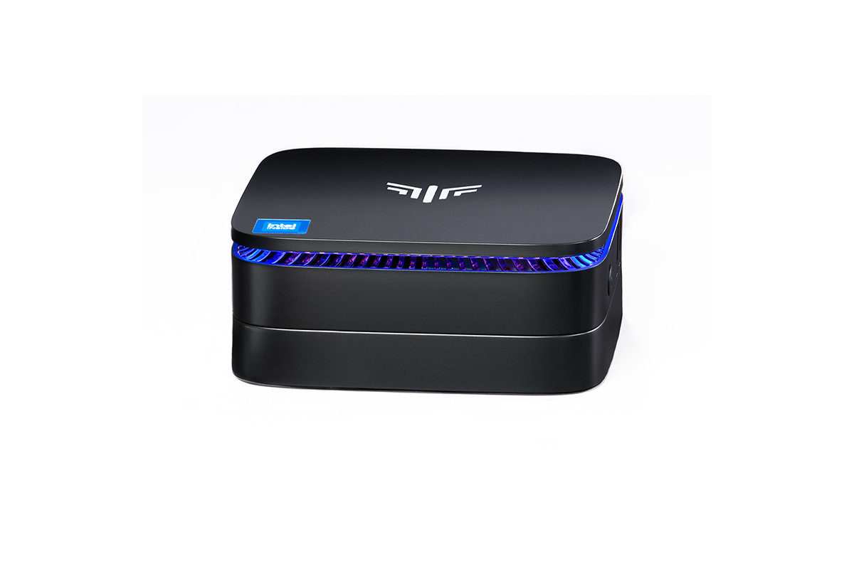 Broonbee Nano Mini PC | Celeron N5105 | 500GB NVMe SSD High Speed | 16GB DDR4 RAM | Blue RGB Beleuchtung | Ultra Kompakt Design | Silent Betrieb | High Performance