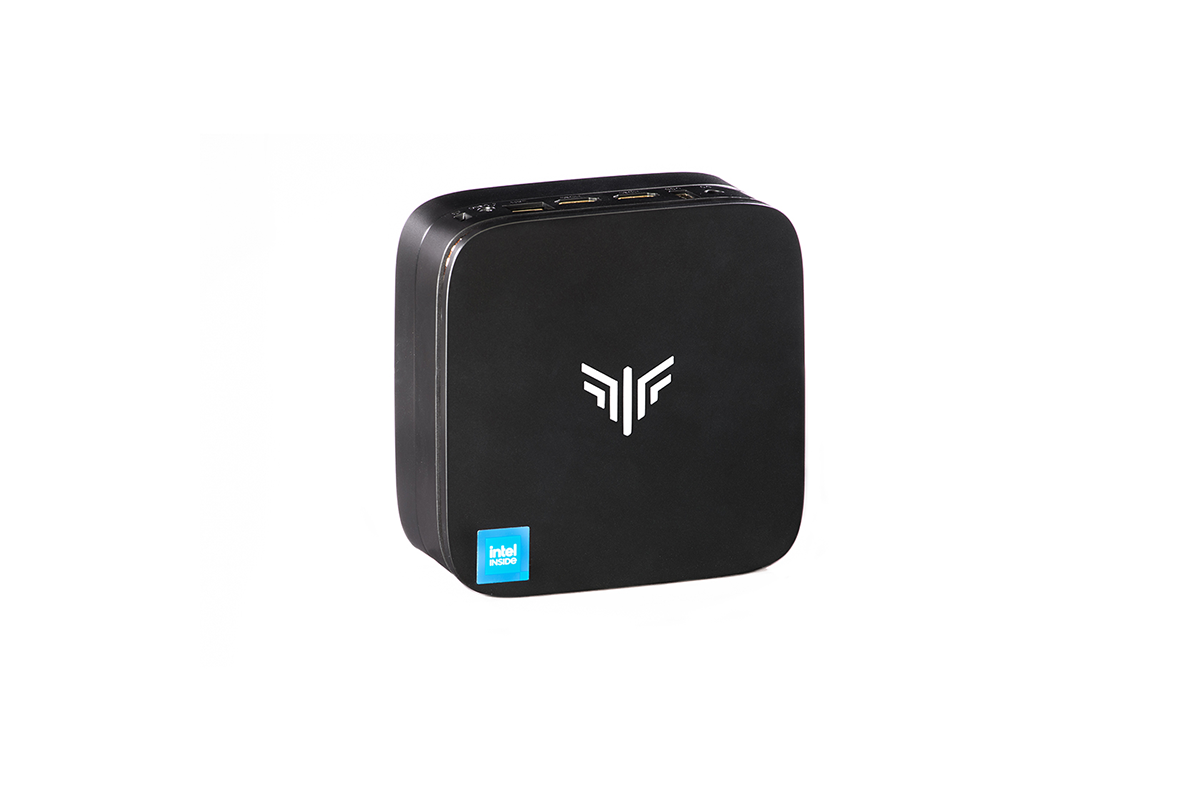 Broonbee Nano Mini PC | Celeron N5105 | 500GB NVMe SSD High Speed | 16GB DDR4 RAM | Blue RGB Beleuchtung | Ultra Kompakt Design | Silent Betrieb | High Performance